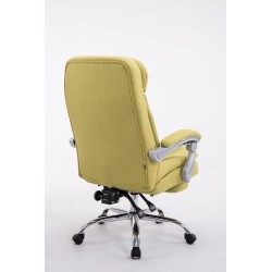 Silla de oficina Troy XL en tela verde