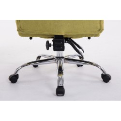 Silla de oficina Troy XL en tela verde