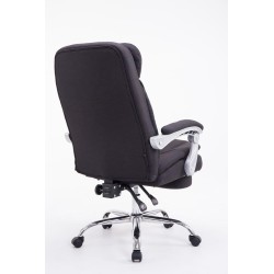 Silla de oficina Troy XL en tela negra