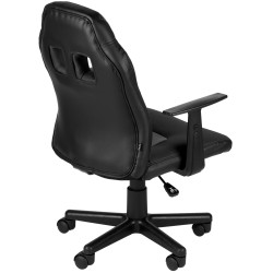 Silla de escritorio infantil divertida color negro/negro