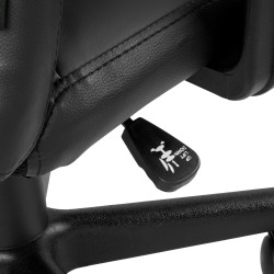 Silla de escritorio infantil divertida color negro/negro