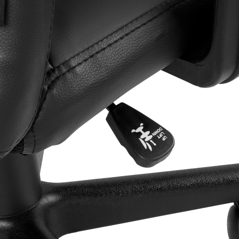 Silla de escritorio infantil divertida color negro/negro