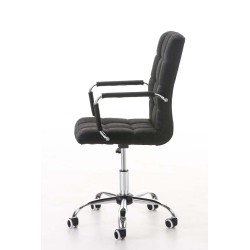 Silla de oficina Deli V2 en tela negra