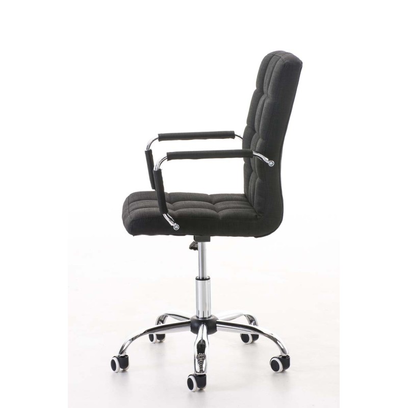 Silla de oficina Deli V2 en tela negra