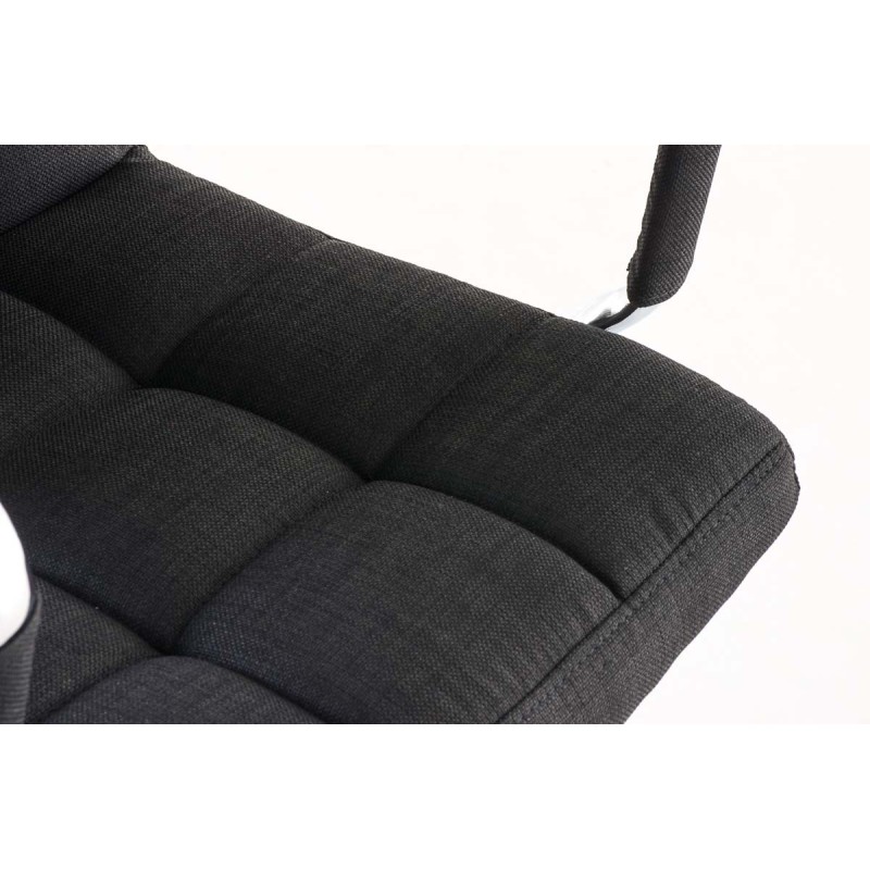 Silla de oficina Deli V2 en tela negra