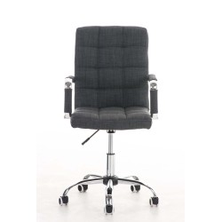 Silla de oficina Deli V2 en tela gris