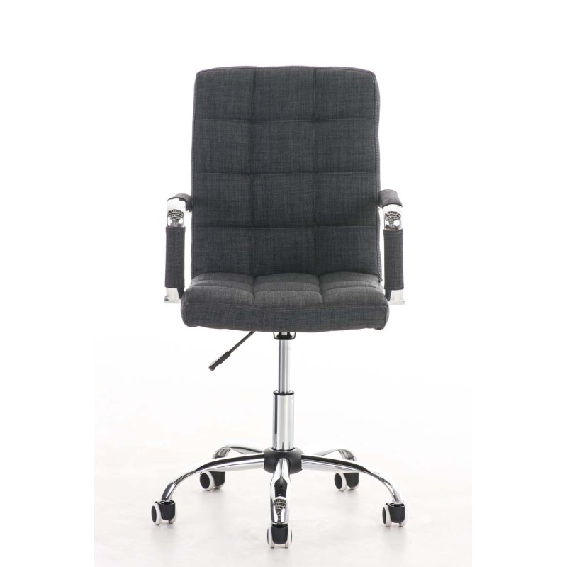 Silla de oficina Deli V2 en tela gris