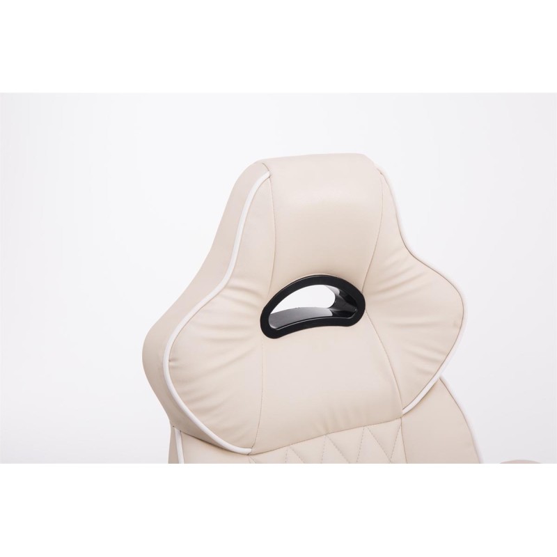 Silla de oficina BIG XXX color crema
