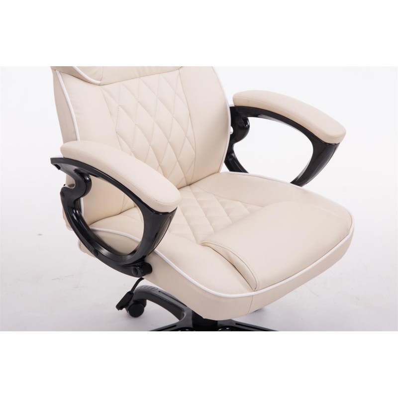 Silla de oficina BIG XXX color crema