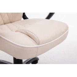 Silla de oficina BIG XXX color crema
