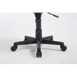 Taburete de trabajo Bastian, negro y morado