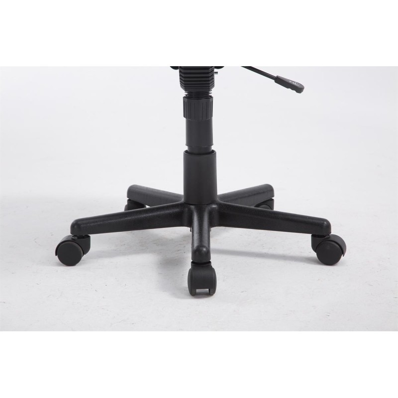 Taburete de trabajo Bastian, negro y morado