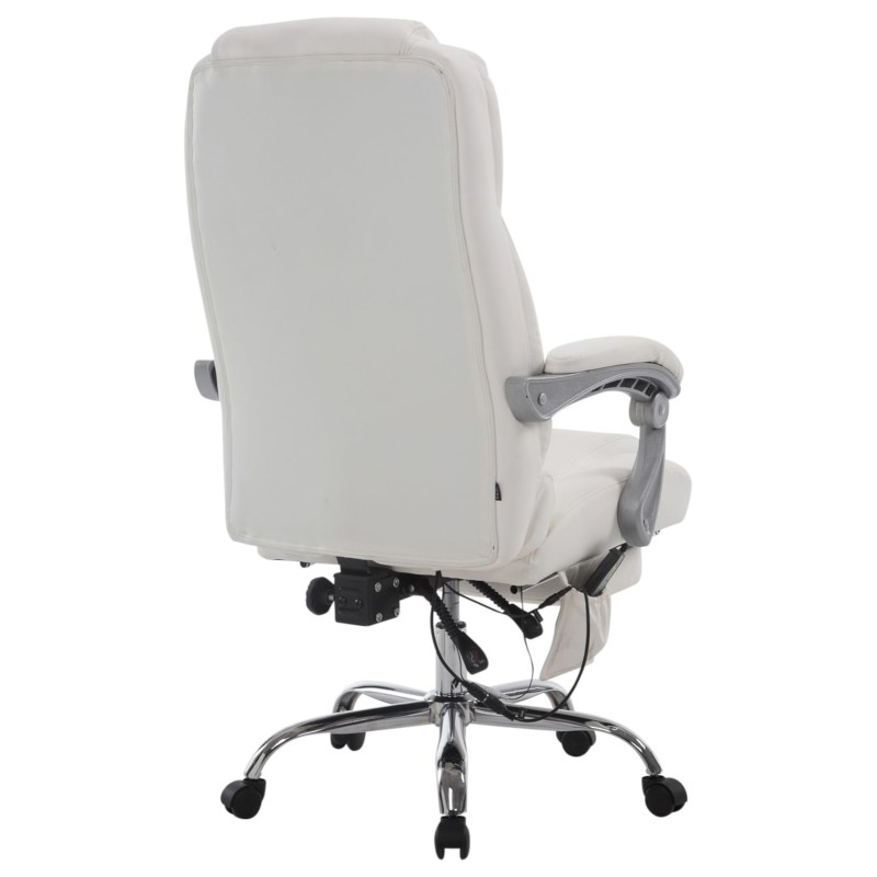 Silla de oficina Pacific con función de masaje en color blanco