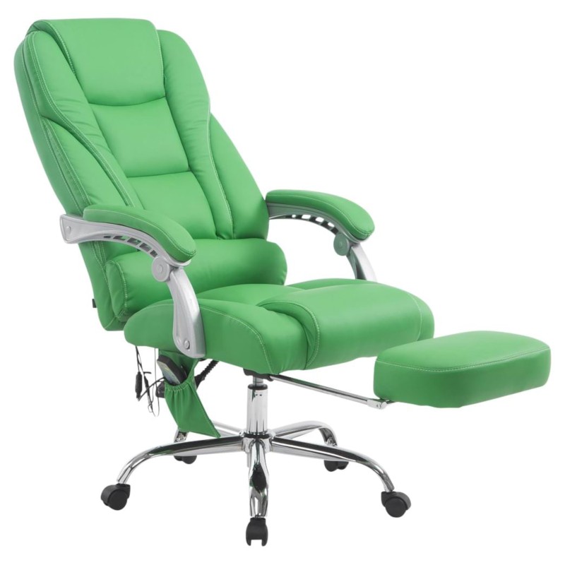 Silla de oficina Pacific con función de masaje verde