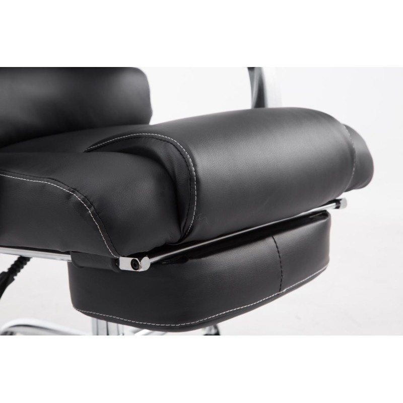 Silla de oficina negra Pacific