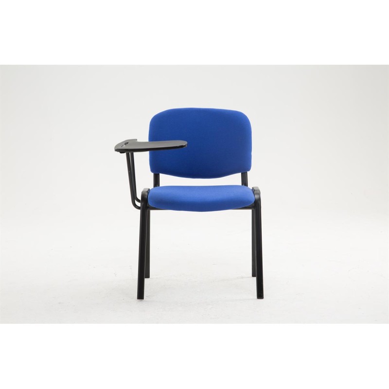 Silla Ken con mesa plegable en tela azul