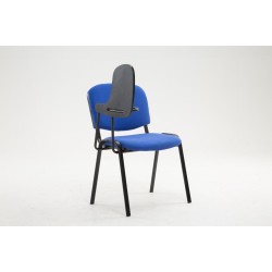 Silla Ken con mesa plegable en tela azul