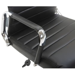 Silla de oficina negra Columbus