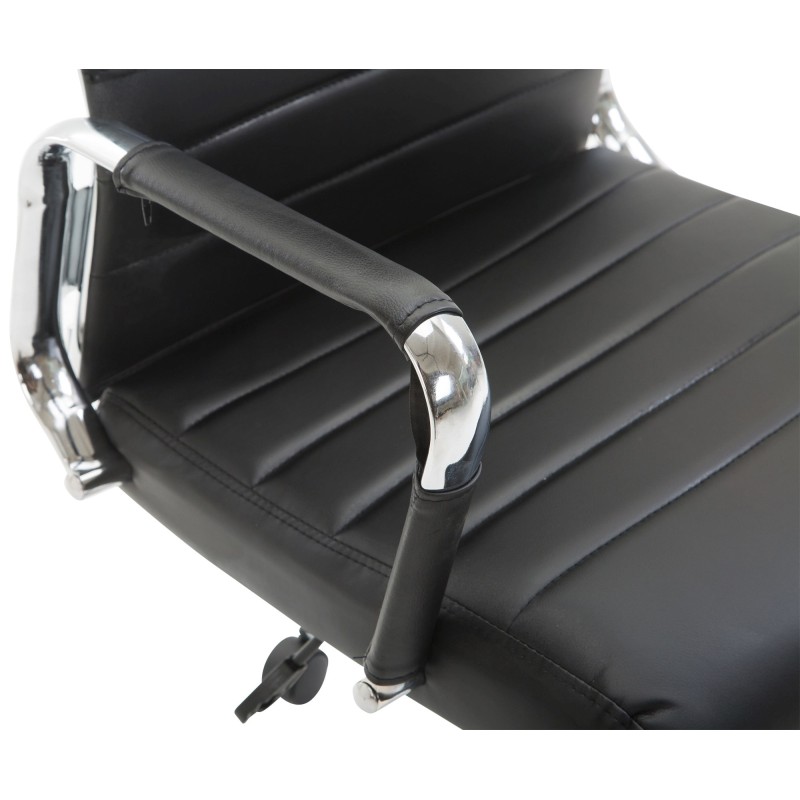 Silla de oficina negra Columbus