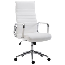 Silla de oficina blanca Columbus