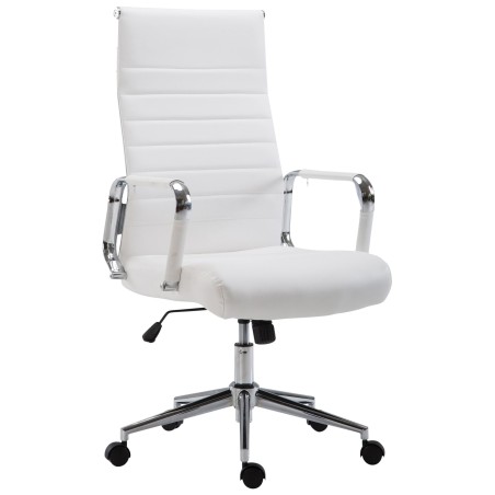 Silla de oficina blanca Columbus