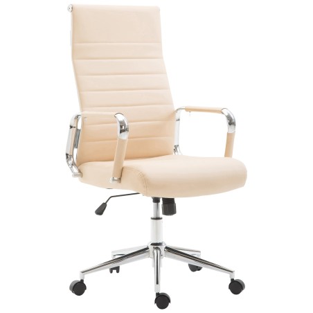 Silla de oficina Columbus color crema