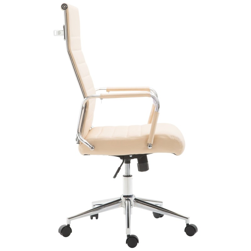 Silla de oficina Columbus color crema