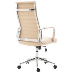 Silla de oficina Columbus color crema