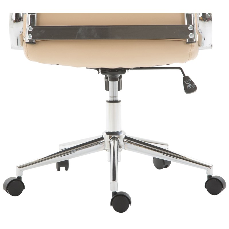 Silla de oficina Columbus color crema