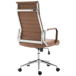 Silla de oficina Columbus marrón claro