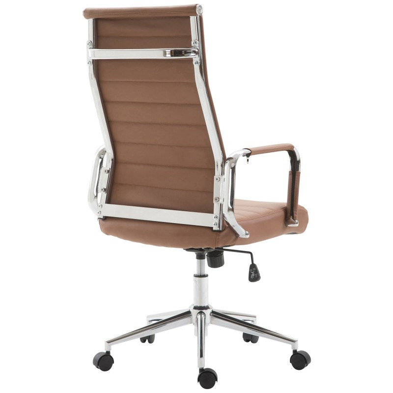 Silla de oficina Columbus marrón claro