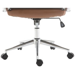 Silla de oficina Columbus marrón claro