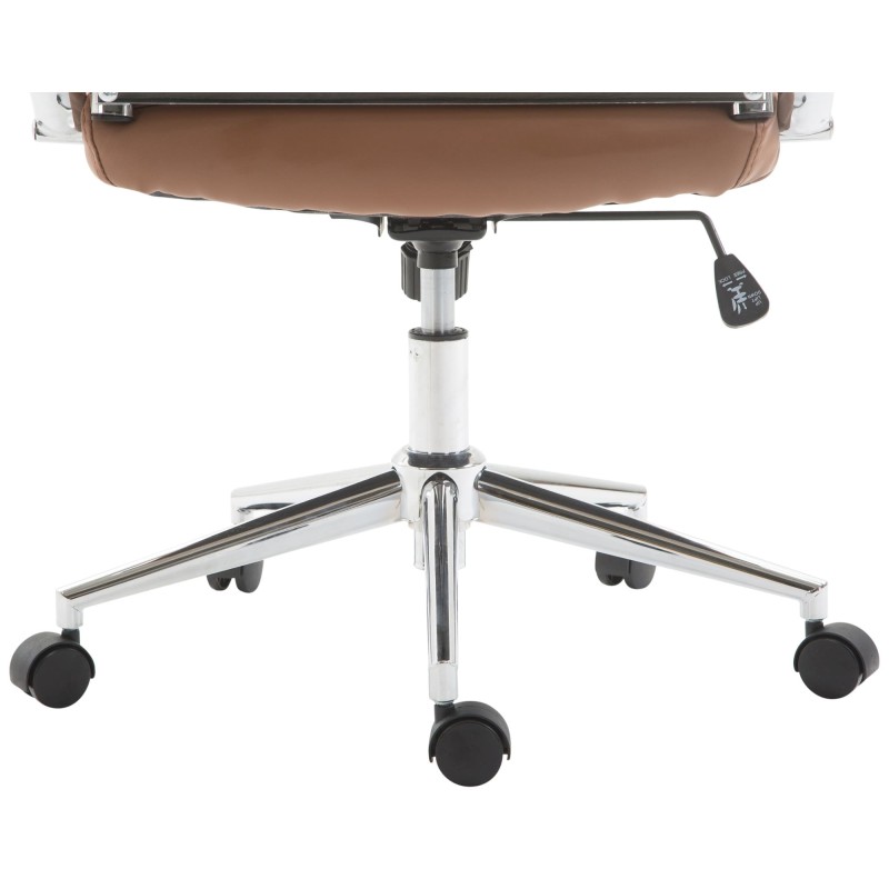 Silla de oficina Columbus marrón claro