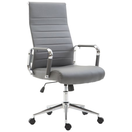 Silla de oficina gris Columbus