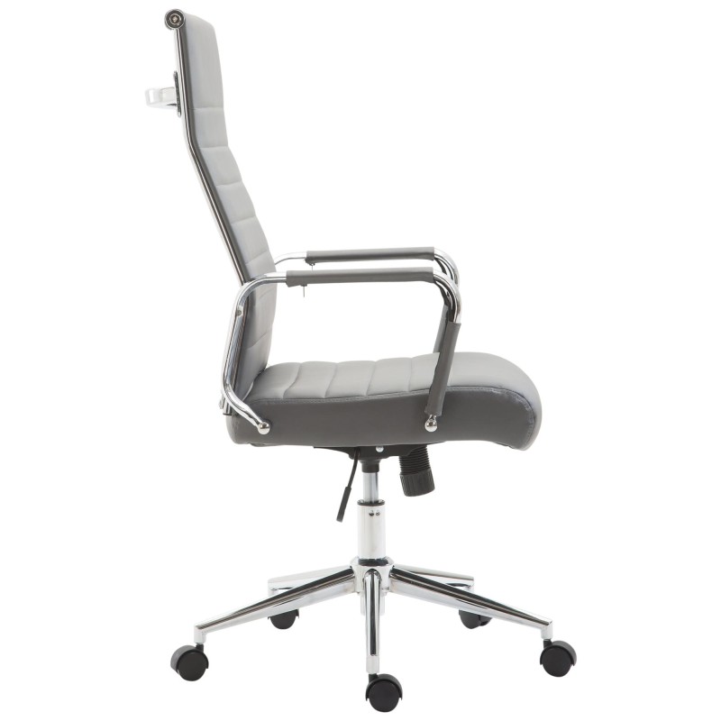 Silla de oficina gris Columbus