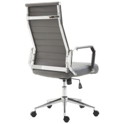 Silla de oficina gris Columbus