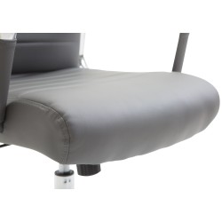 Silla de oficina gris Columbus