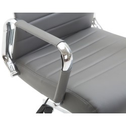 Silla de oficina gris Columbus