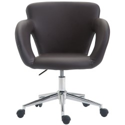 Silla de oficina marrón Edison