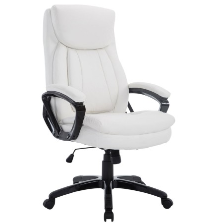 Silla de oficina blanca Platon