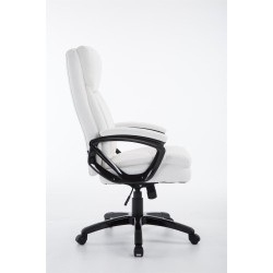 Silla de oficina blanca Platon