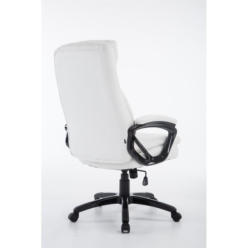 Silla de oficina blanca Platon