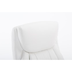 Silla de oficina blanca Platon