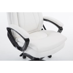 Silla de oficina blanca Platon