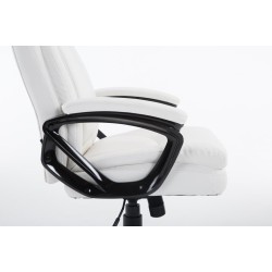 Silla de oficina blanca Platon