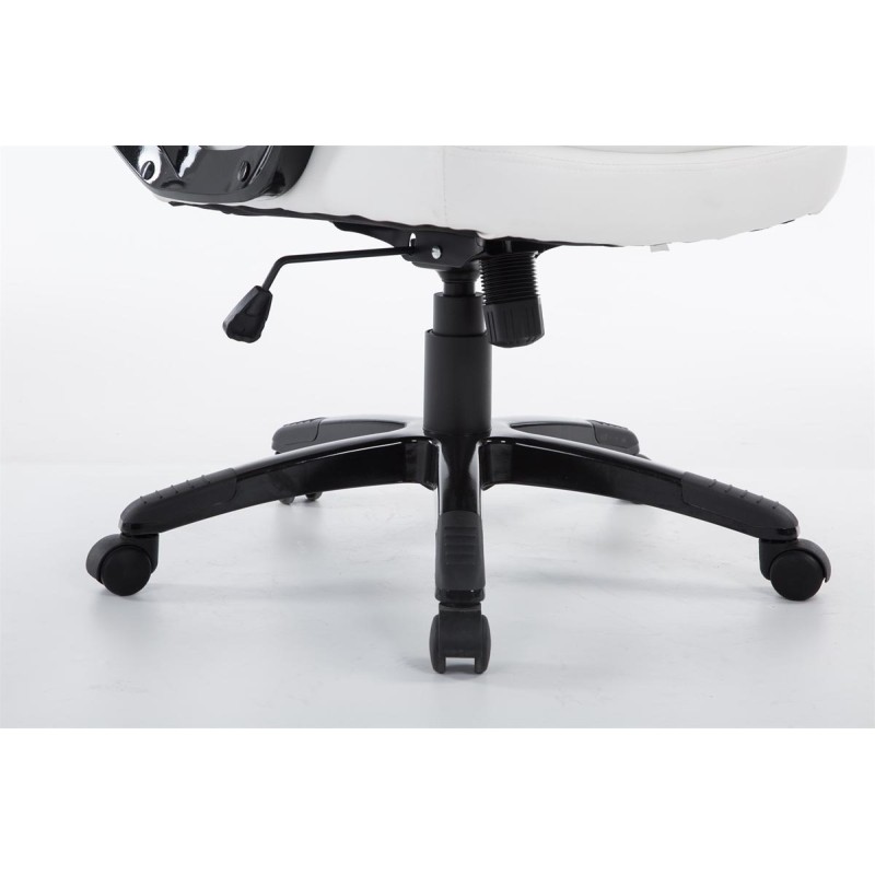 Silla de oficina blanca Platon