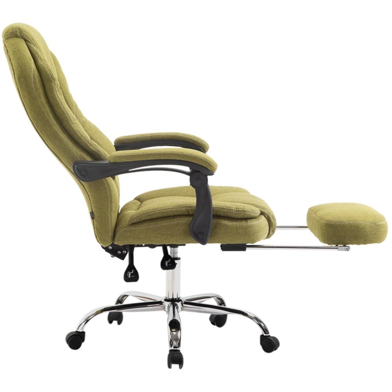 Silla de oficina Castle en tela verde
