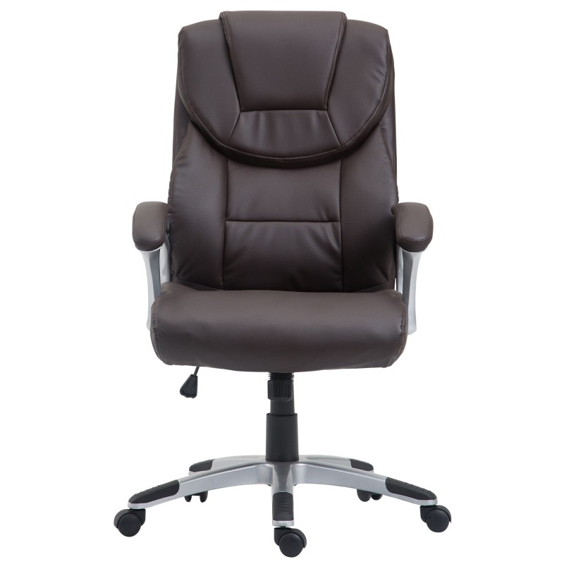 Silla de oficina marrón Texas V2