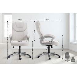 Silla de oficina blanca Texas V2