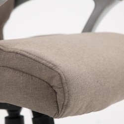 Silla de oficina Texas V2 en tela color topo